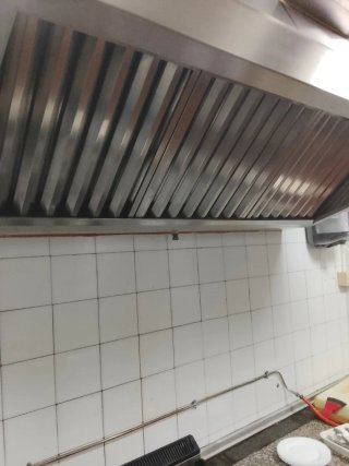 Campana extractora Inox con motor Inco