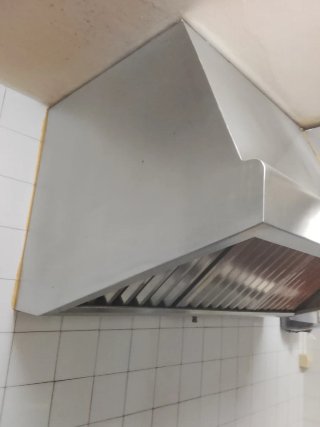 Campana extractora Inox con motor Inco