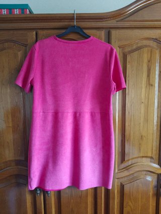 Vestido Zara Fucsia Talla L