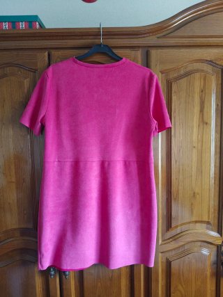 Vestido Zara Fucsia Talla L
