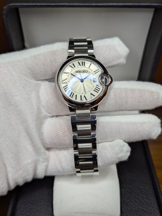 Reloj Seiko Mod Ballon Blanco, Negro y Azul Marino