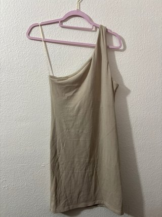 Vestido Bershka Beige Talla M
