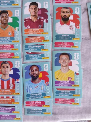 105 Cromos Mundial 2026 Sin Repetir