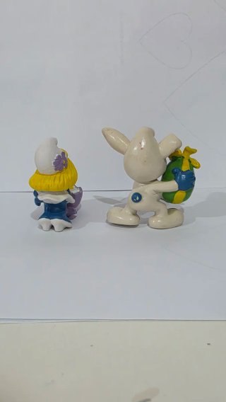 Set 2 Puffi Pasqua Smurf