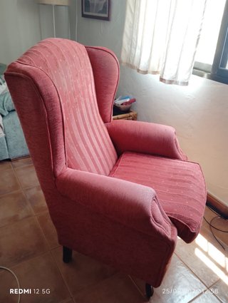 2 Sillones Butaca Balancín Rojo