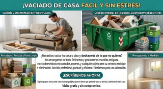 Vaciado muebles bcn y Reformas integrales
