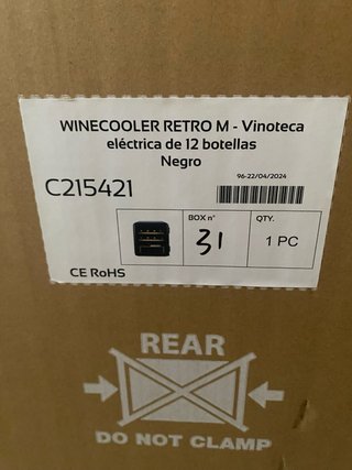 Vinoteca Retro Create Negra 12 Botellas nueva