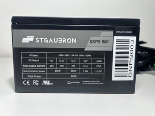 Fuente de Alimentación STGAUBRON SKPS 650W