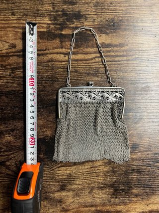Bolso Malla Art Nouveau Plata 925