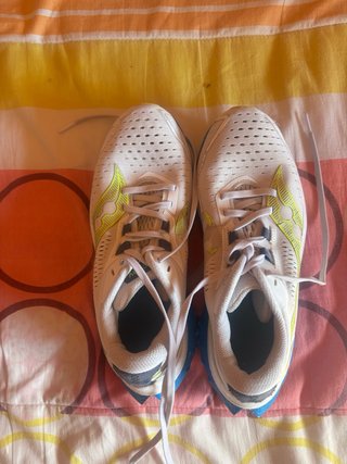 Zapatillas Saucony Correr Blancas y Azules