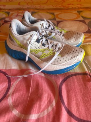 Zapatillas Saucony Correr Blancas y Azules