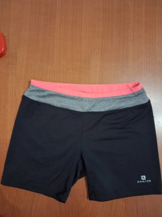 Pantaloncini sportivi Domyos neri