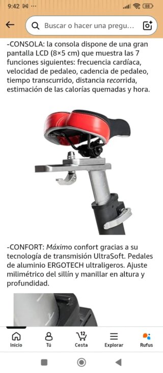 Bicicleta Spinning Fitter Premium
