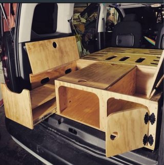 Mueble camper para peugeot rifter