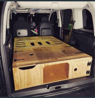 Mueble camper para peugeot rifter