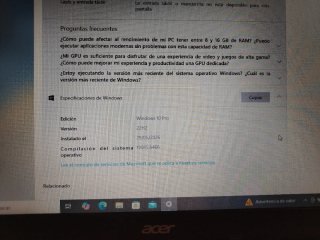 Portátil Acer Aspire E15 Negro
