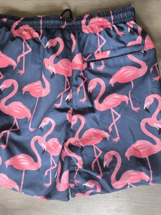 2 Bañadores Hombre Talla S Flamencos y Palmeras