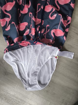 2 Bañadores Hombre Talla S Flamencos y Palmeras