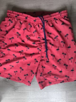 2 Bañadores Hombre Talla S Flamencos y Palmeras