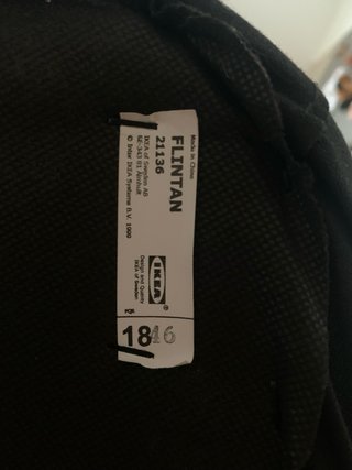 Silla Oficina Ikea Flintan Negra