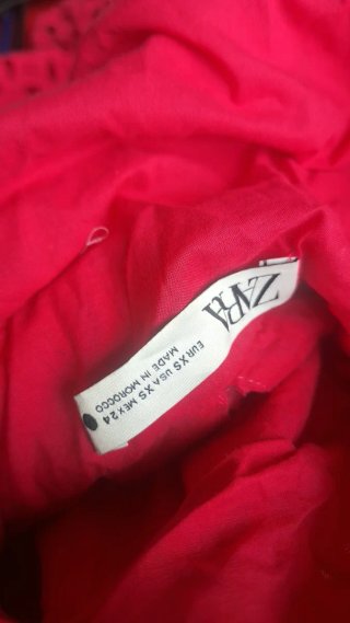 Abito rosso midi pizzo
