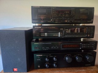Equipo Pioneer CT-W603RS, PD-M603, TX-710L, A-301