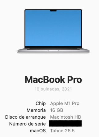 MacBook Pro 16 M1 Pro