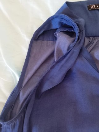 Blusa TEX azul/morada mujer