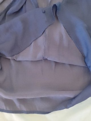 Blusa TEX azul/morada mujer