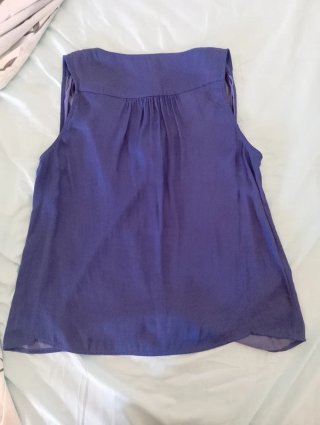 Blusa TEX azul/morada mujer