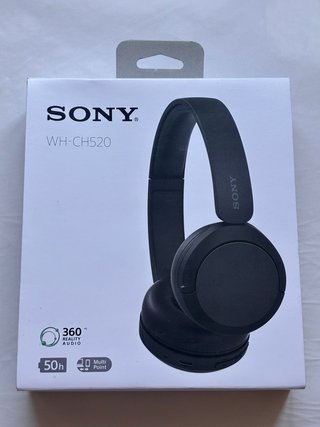 Sony WH-CH520 negro auriculares Bluetooth