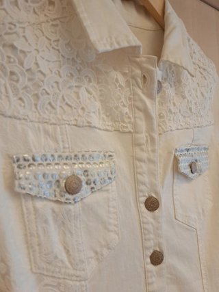 Vestido Desigual blanco corto