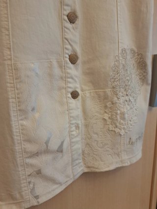 Vestido Desigual blanco corto
