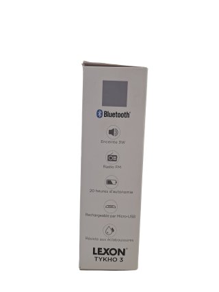 Lexon Tykho 3 Altavoz Bluetooth/Radio Gris
