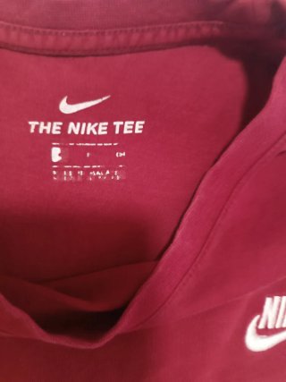 Camiseta Nike S Burdeos Hombre