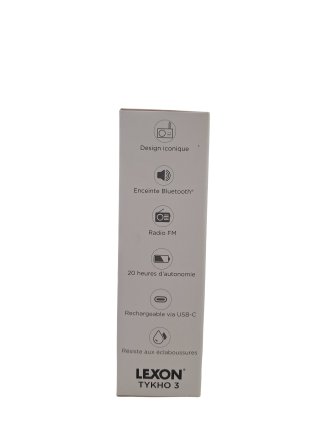 Lexon Tykho 3 Altavoz Bluetooth/Radio Blanco
