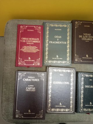 Libros de escritores época romana