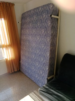 Sofá cama 1,35m + colchón 1,35 + Somier