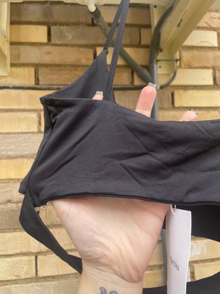 Crop top negro de Bershka – Nuevo con etiqueta