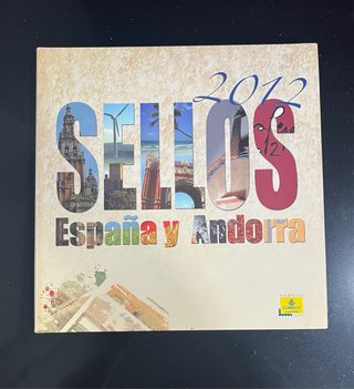 Libro Sellos España y Andorra 2012 Correos