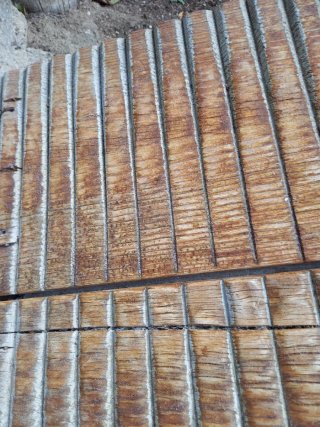 Tablas de lavar antiguas de madera