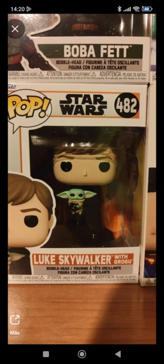 Funko Pop! Star Wars Luke Skywalker con Grogu 482