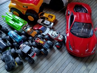Pack de coches de juguete