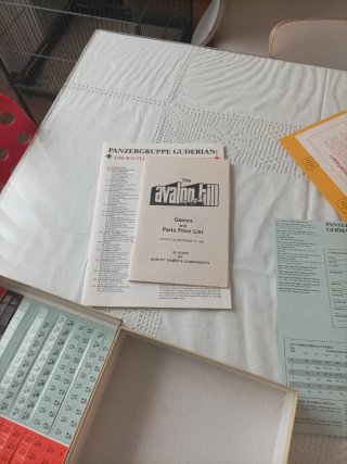 Panzergruppe Guderian Avalon Hill Juego