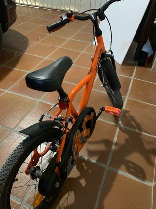 Bicicleta Infantil Btwin Naranja