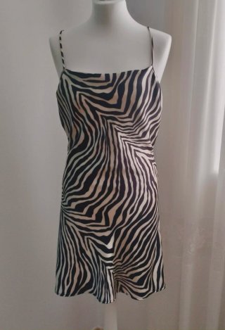 Vestido Zara Animal Print Talla L