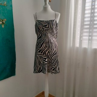 Vestido Zara Animal Print Talla L