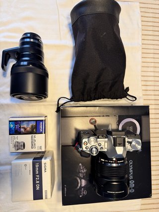 Olympus OM-D + 4 objetivos
