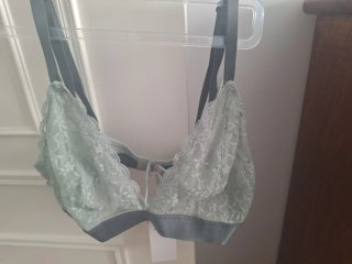 Sujetador Women'secret verde encaje