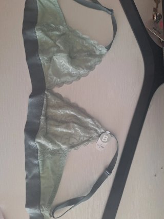 Sujetador Women'secret verde encaje